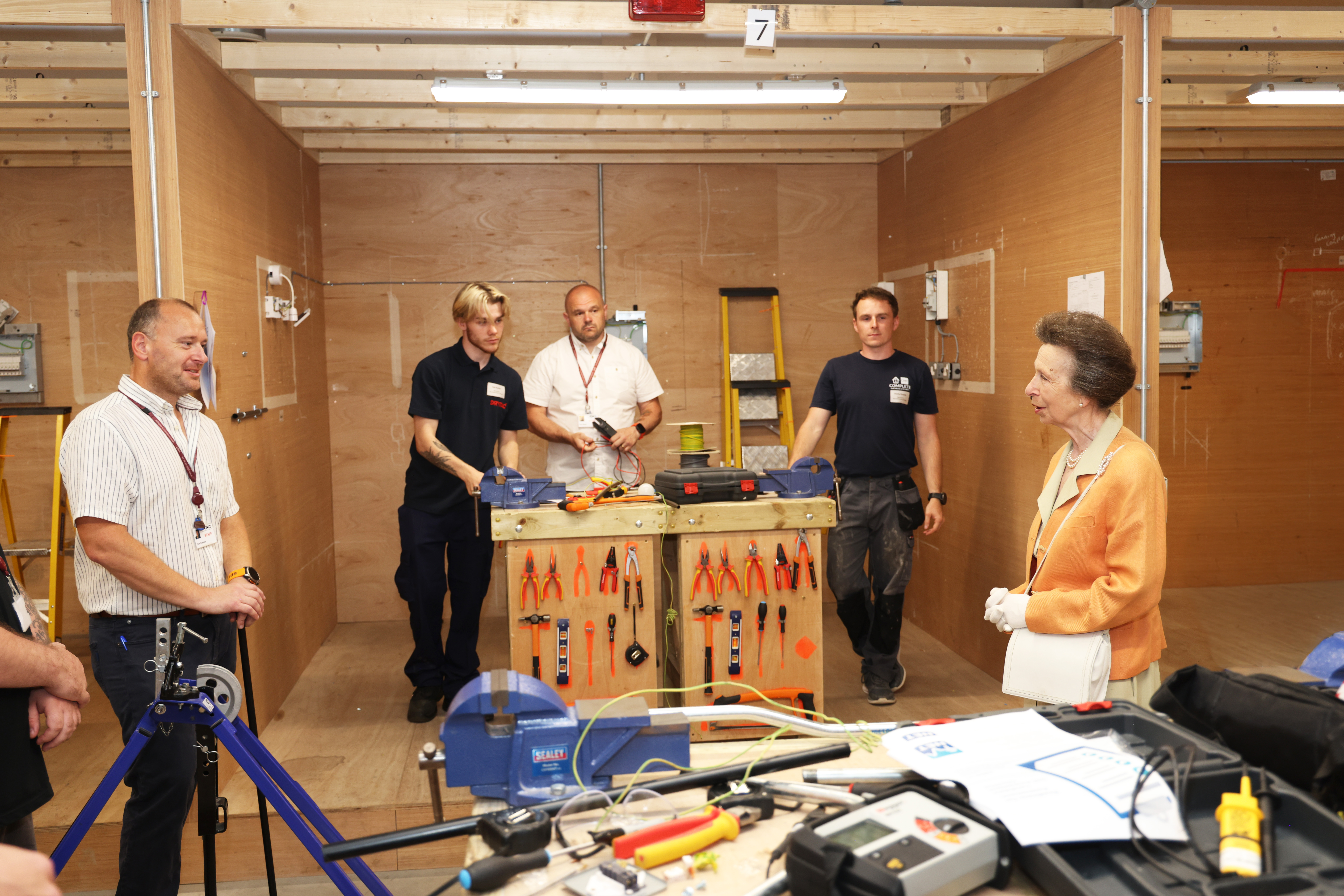 16. HRH In Electrical Workshop